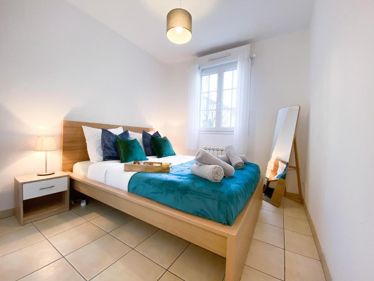 Blue Pearl - Parking - Gare Rer A 5 Min Apartment Corbeil-Essonnes Bagian luar foto