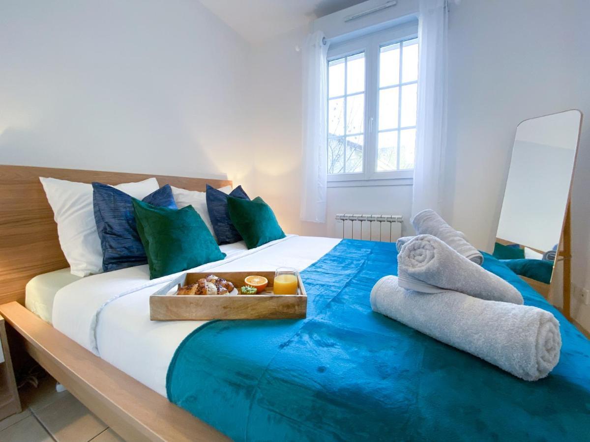 Blue Pearl - Parking - Gare Rer A 5 Min Apartment Corbeil-Essonnes Bagian luar foto